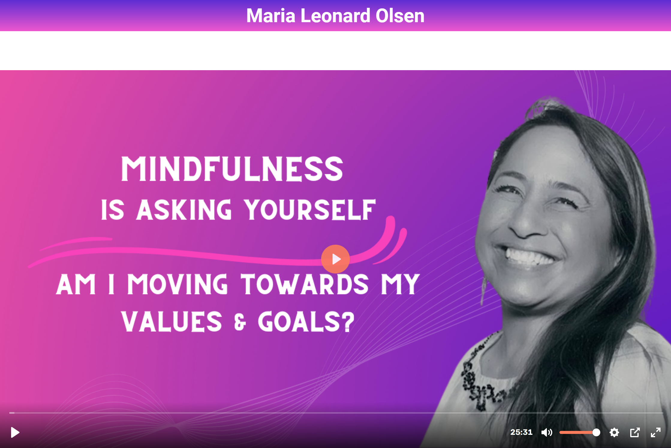 Featured Speaker at the Self Love Truth Summit — Maria Leonard Olsen