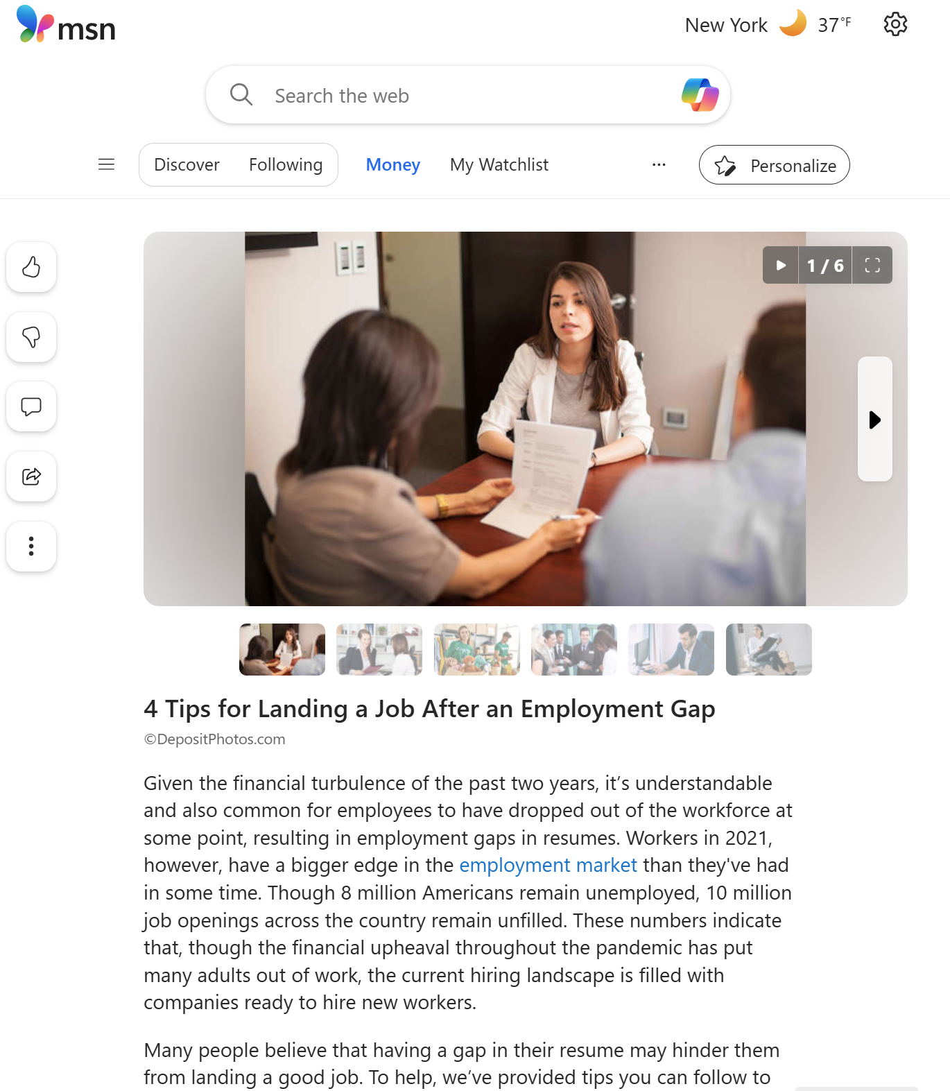Article Syndicated by Media Feed for MSN — Maria Leonard Olsen