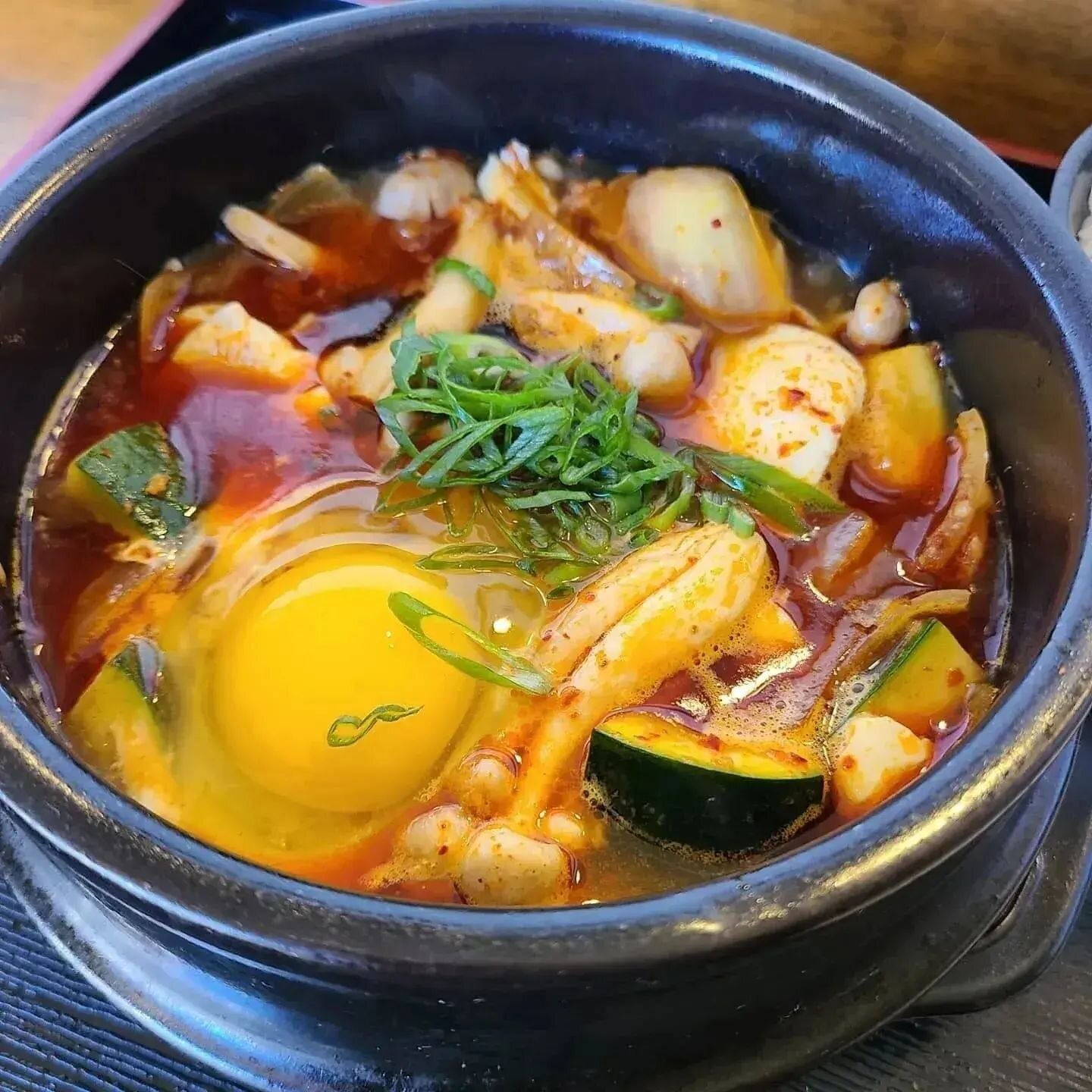&hearts;️😍Weekend Special!!😍&hearts;️
When we see a bubbling claypot filled with Soondubu Jigae, we can't help but feel all warm and fuzzy inside. You take that first bite, and BAM, you're in love. Make your way to Kuji and fall in love with Soondu