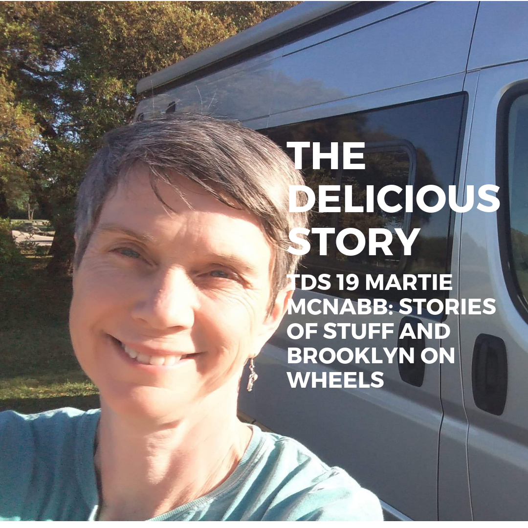 Martie McNabb on the road talking Show & Tale, Entertaining and more.