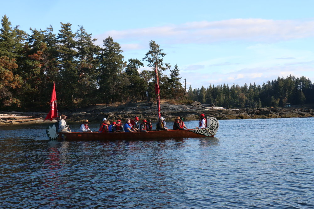 Canoe in the Salish Sea