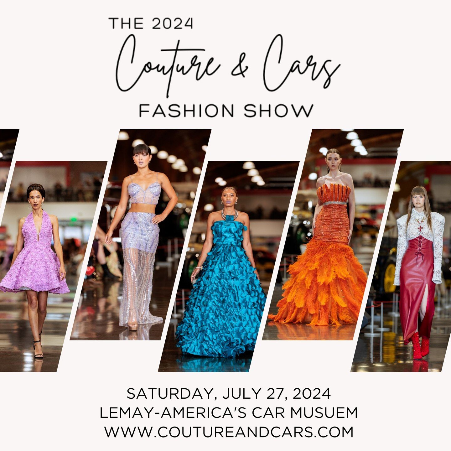 Get your tickets to the biggest fashion show of the summer! The 2024 Couture &amp; Cars Fashion Show is Saturday, July 27th at the @lemayacm in Tacoma, WA.

Link in Bio!

#coutureandcars2024 #coutureandcars #fashiondistrictnw #couturefashion #fashion