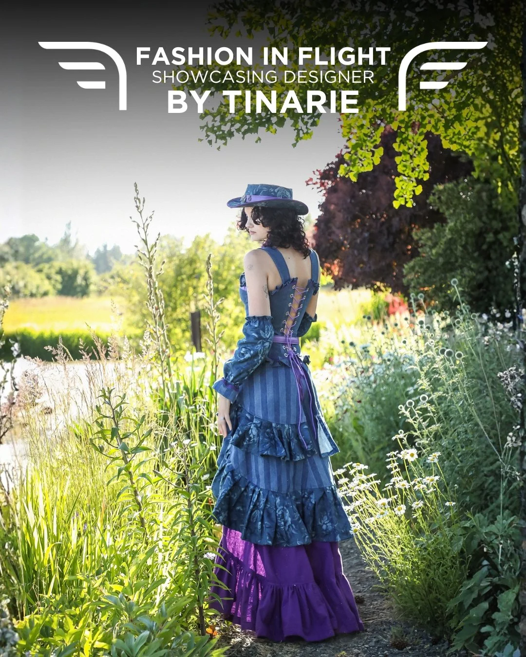 Fashion in Flight is excited to announce that By Tinarie will be showcasing her collection on Saturday, November 7th at The Museum of Flight.

Tinarie Eans, a 5th generation artist and seamstress, was immersed in art early on. She began making her ow