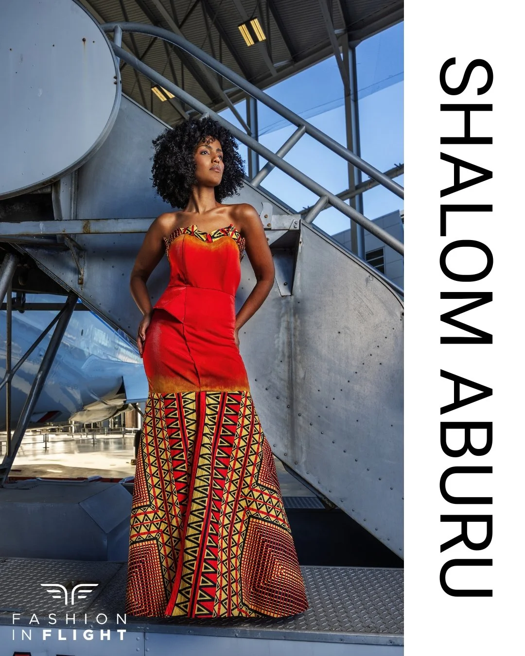 Join us for an exclusive showcasing of Shalom Aburu&rsquo;s newest collection at Fashion in Flight on Saturday, November 7th, at The Museum of Flight. Secure your tickets now at www.fashioninflight.org.

Photo Credit:
Designer: @shalomaburu 
Model: @