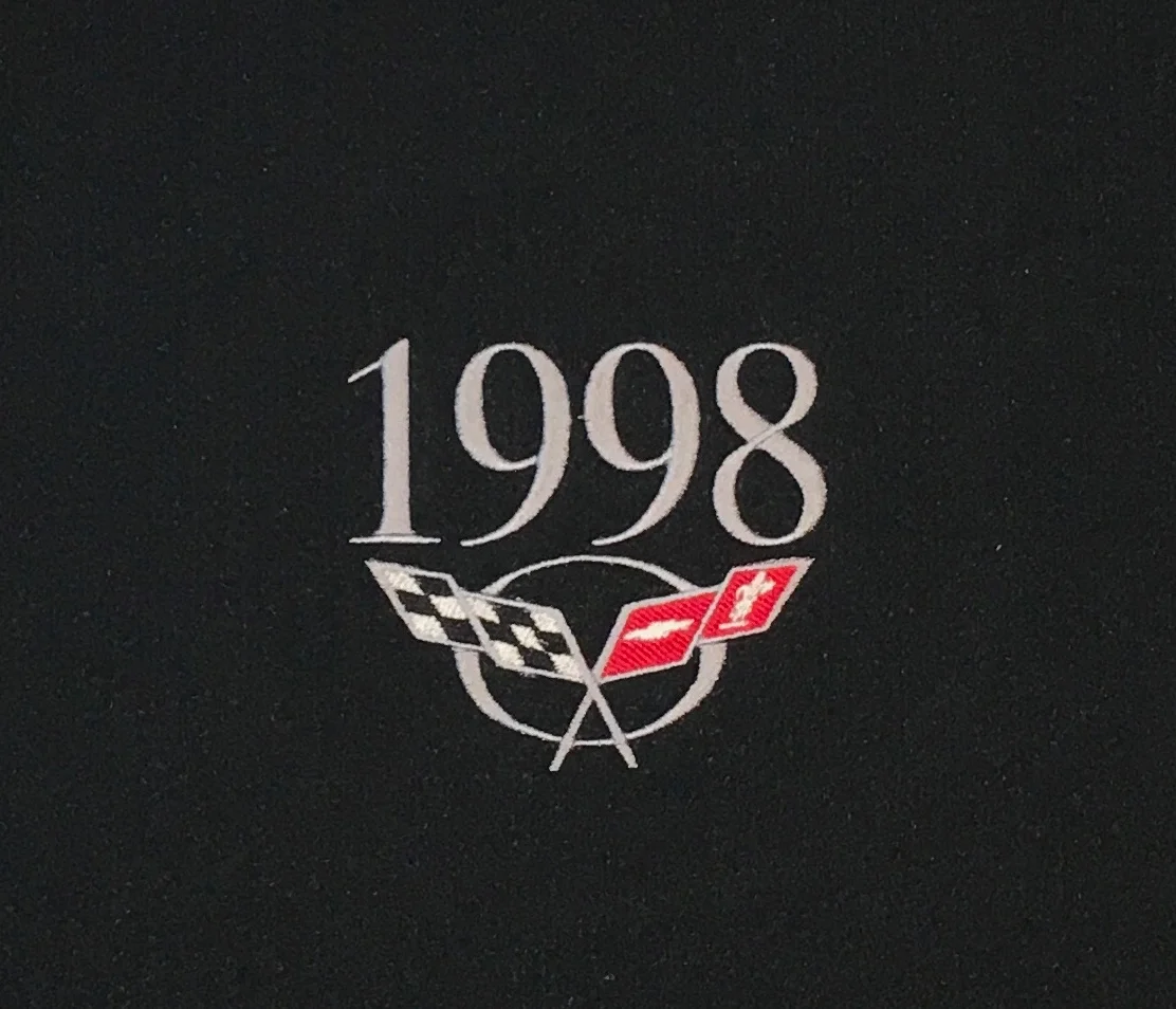 C5 /& Z06 CORVETTE ENGINE UNDERHOOD INSERT MONOGRAMMED WIYH YEAR 1997 thru 2004