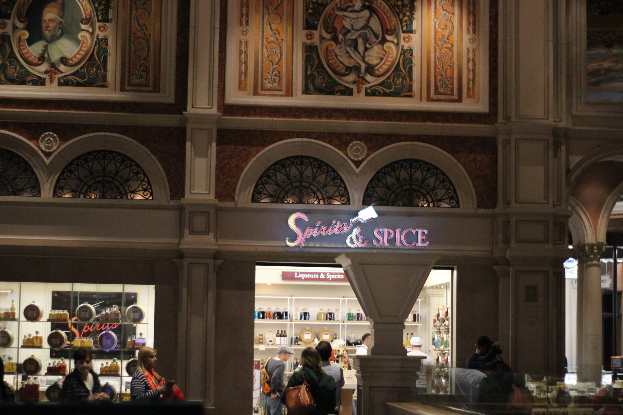 Spirits & Spice at the Venetian Grand Canal Shoppes, 3377 S. Las Vegas Blvd, located between TAO Bistro and It’s Sugar.