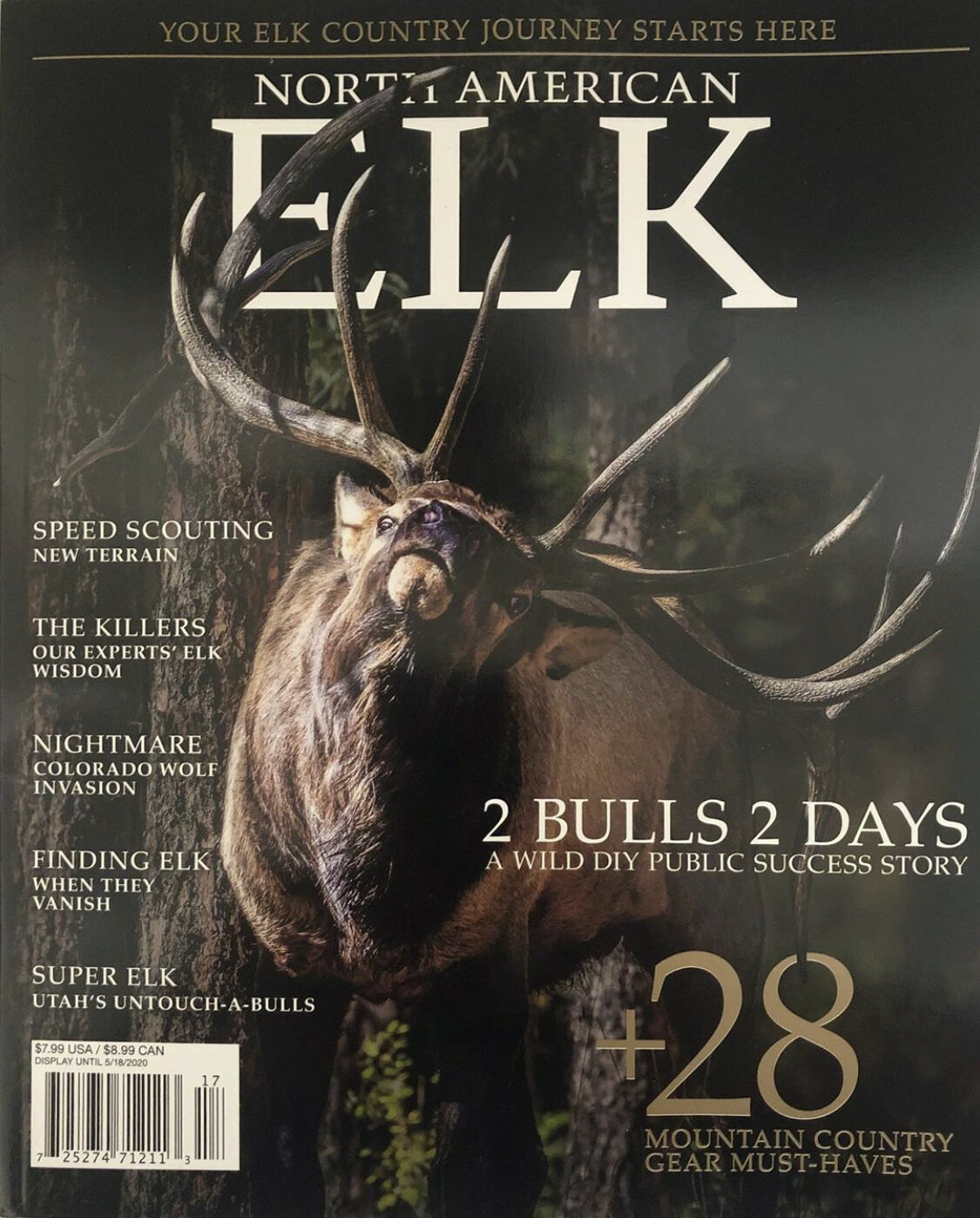 Front Cover on North American Elk Magazine