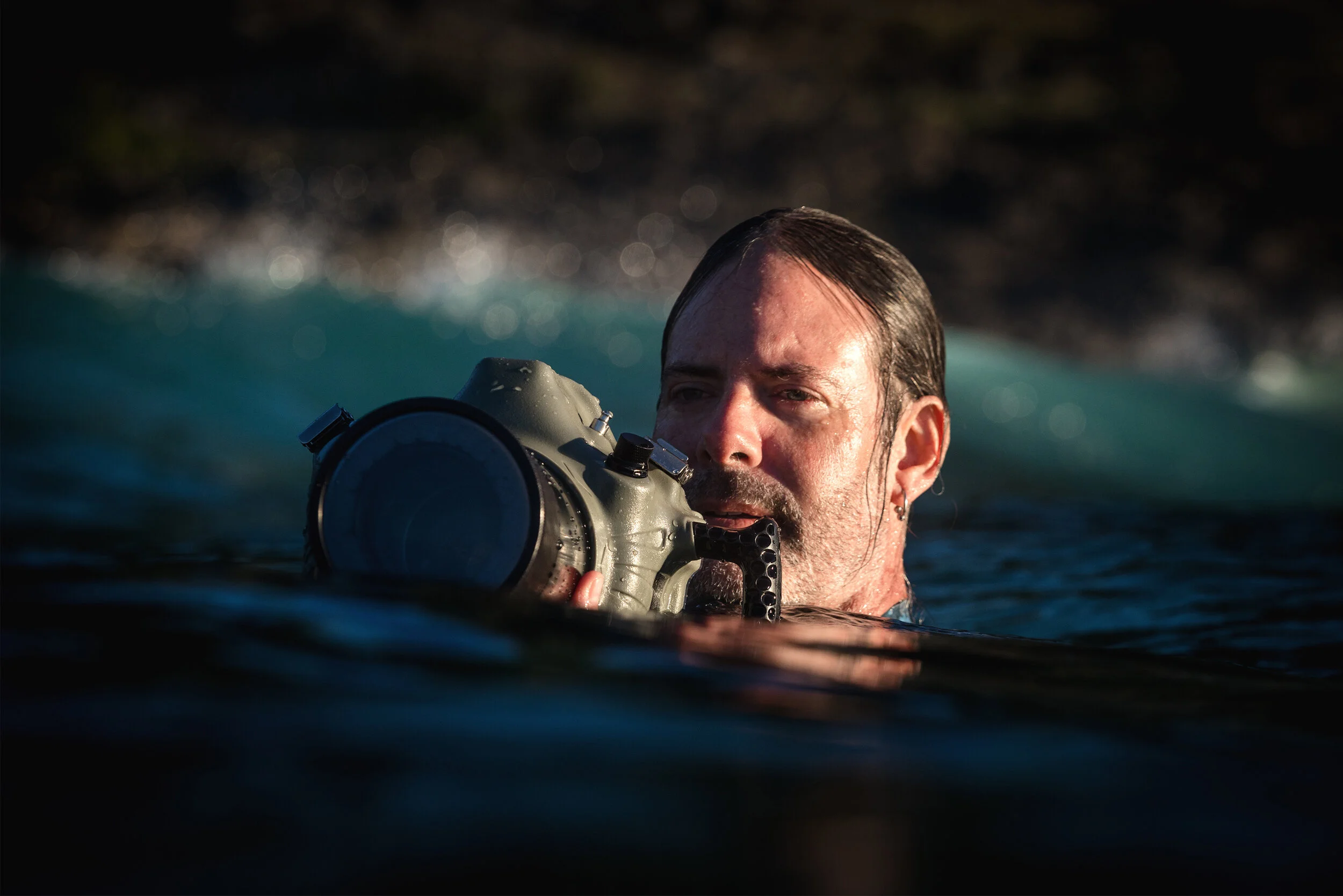 Photographing in the Frigid Waters of Lake Erie