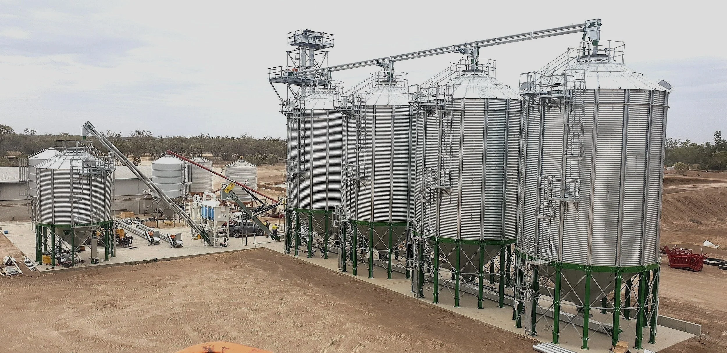 Feedlot storage completed