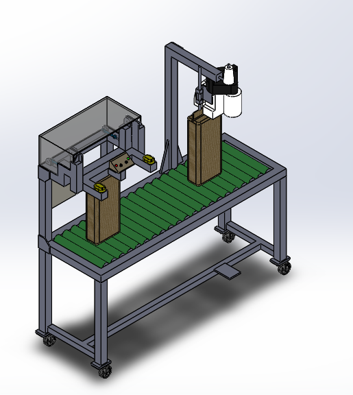 Diseño 3D de maquina selladora 