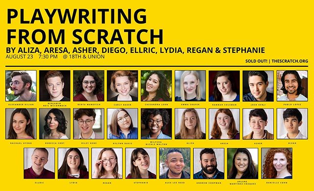 Our Playwriting from Scratch 10-minute play readings are sold out! Congratulations to our amazing eight young writers. Walkups are welcome to join the waitlist.

Learn More | www.thescratch.org/playwritingfromscratch
Donate | www.bit.ly/TheScratchFun