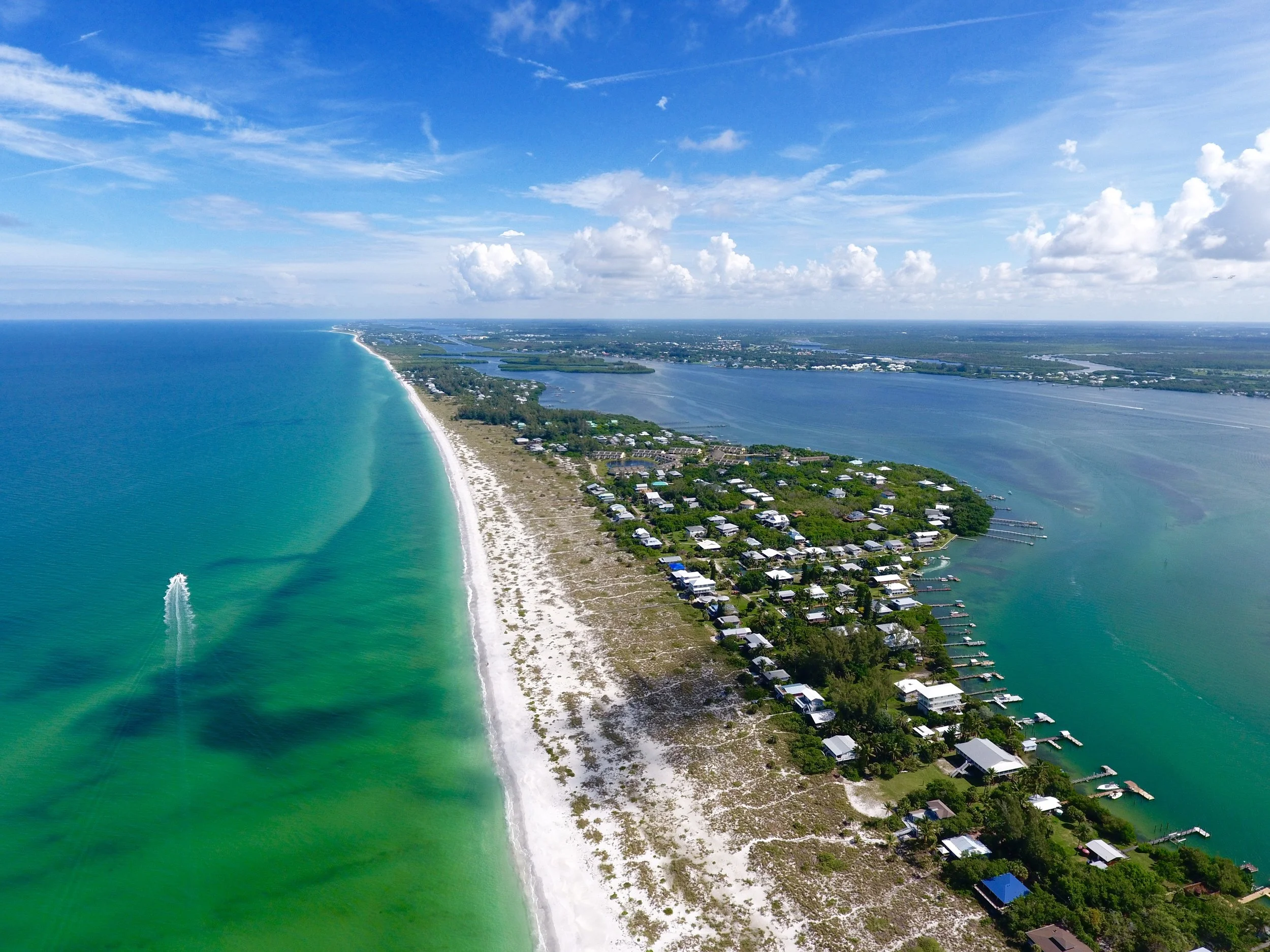 Little Gasparilla Island Arial View