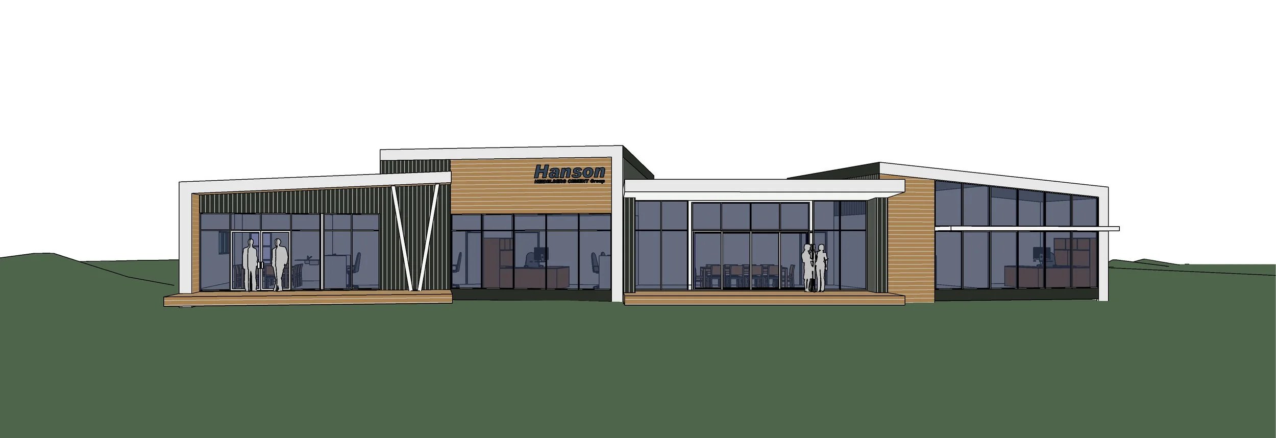 Commercial 20+ years experience in the Illawarra has seen Tasman Design contribute many commercial developments. We have worked with shopping centres, churches, child care centres and all sorts of businesses to provide building spaces that meet their specific needs. The above office building is a recent development currently under construction. It is located along Bass Point Road in Shellharbour and is for the Australia wide company, Hanson Quarry. We collaborated a lot with the clients in regards to the internal layout, but were given a full creative license to design a unique and bold building that suited the local area and reflected the operation of the quarry.