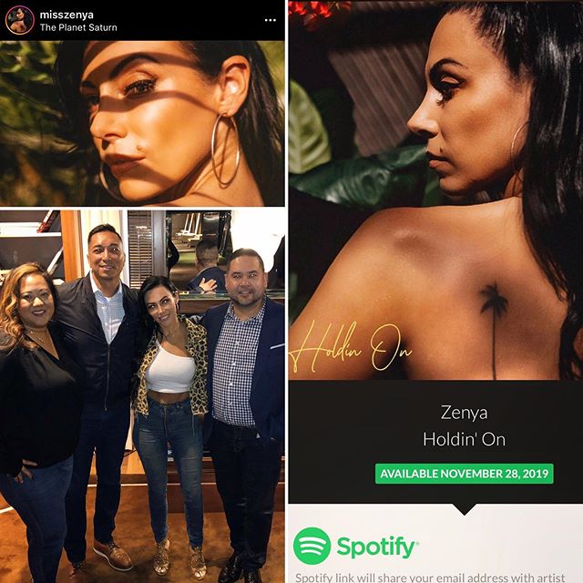 Congratulations @misszenya on your new single #holdinon - we are looking forward to working with you. - @celsiesolon @crftwrx @philipgonzales_  #brandbuilders #agencylife - Presale @spotify