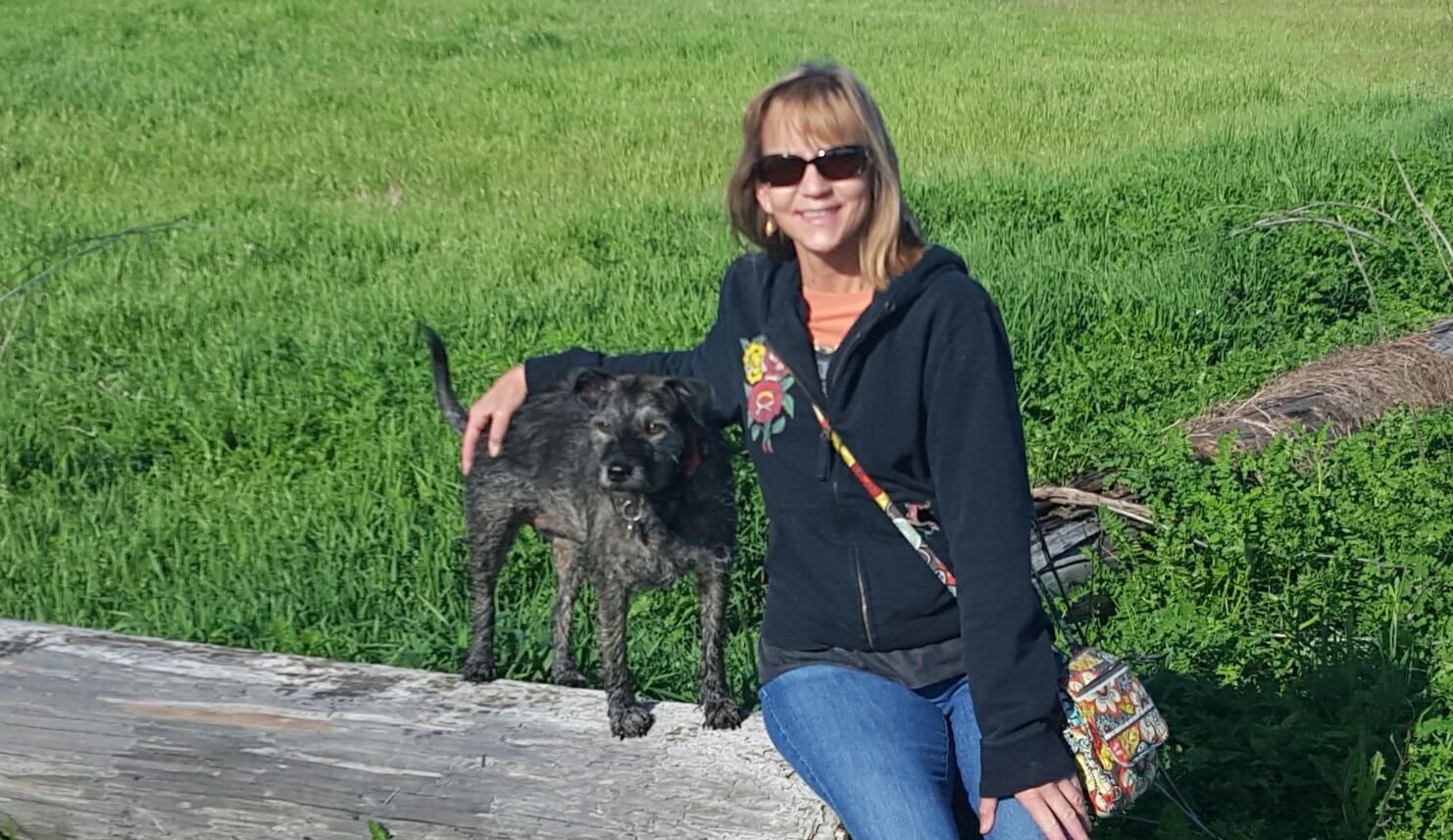 My beautiful friend Deb and her beautiful friend Maisie!