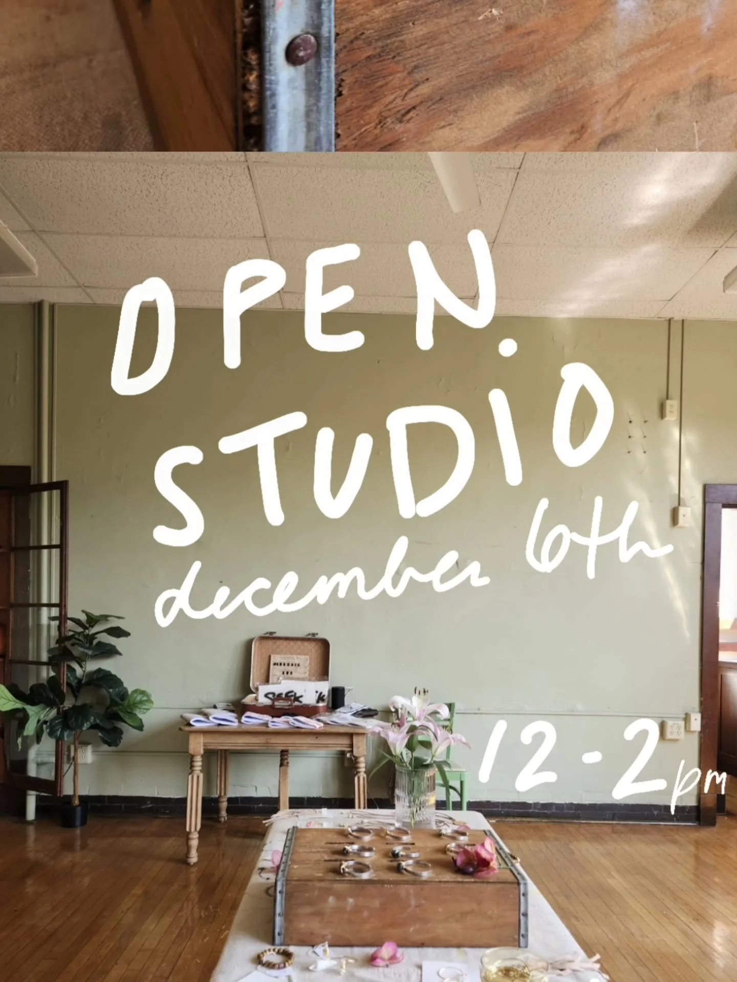Hello everyone 💫
Im super excited to share that I will be hosting an Open Studio again on Saturday December 6th from 12-2pm! 
Shop handmade Christmas gifts, hardbound journals, art and jewelry! More info will be available soon! 
See you then! 🤍