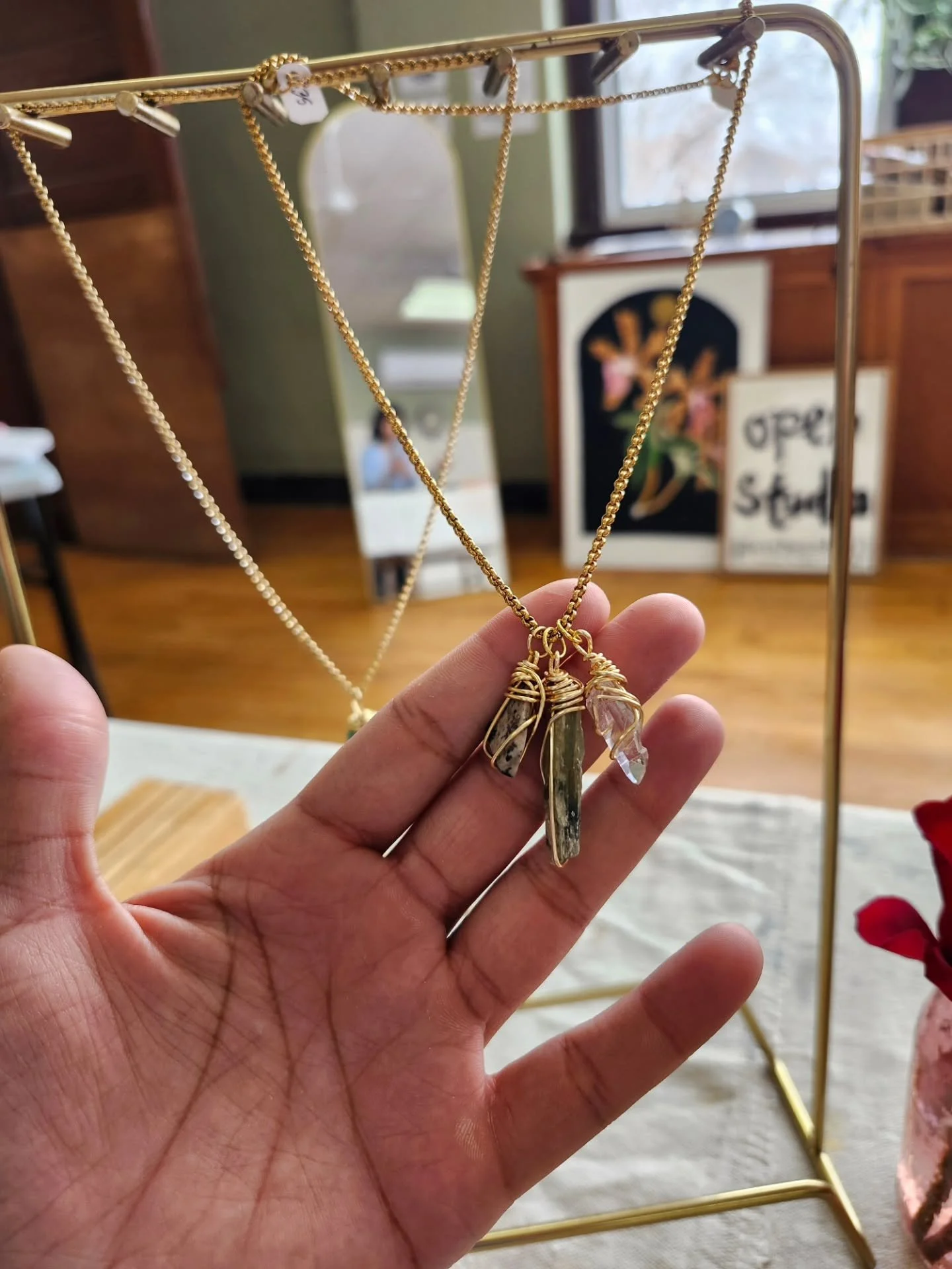 The perfect day for an Open Studio, come shop and hang, see you today until 2! 🤍