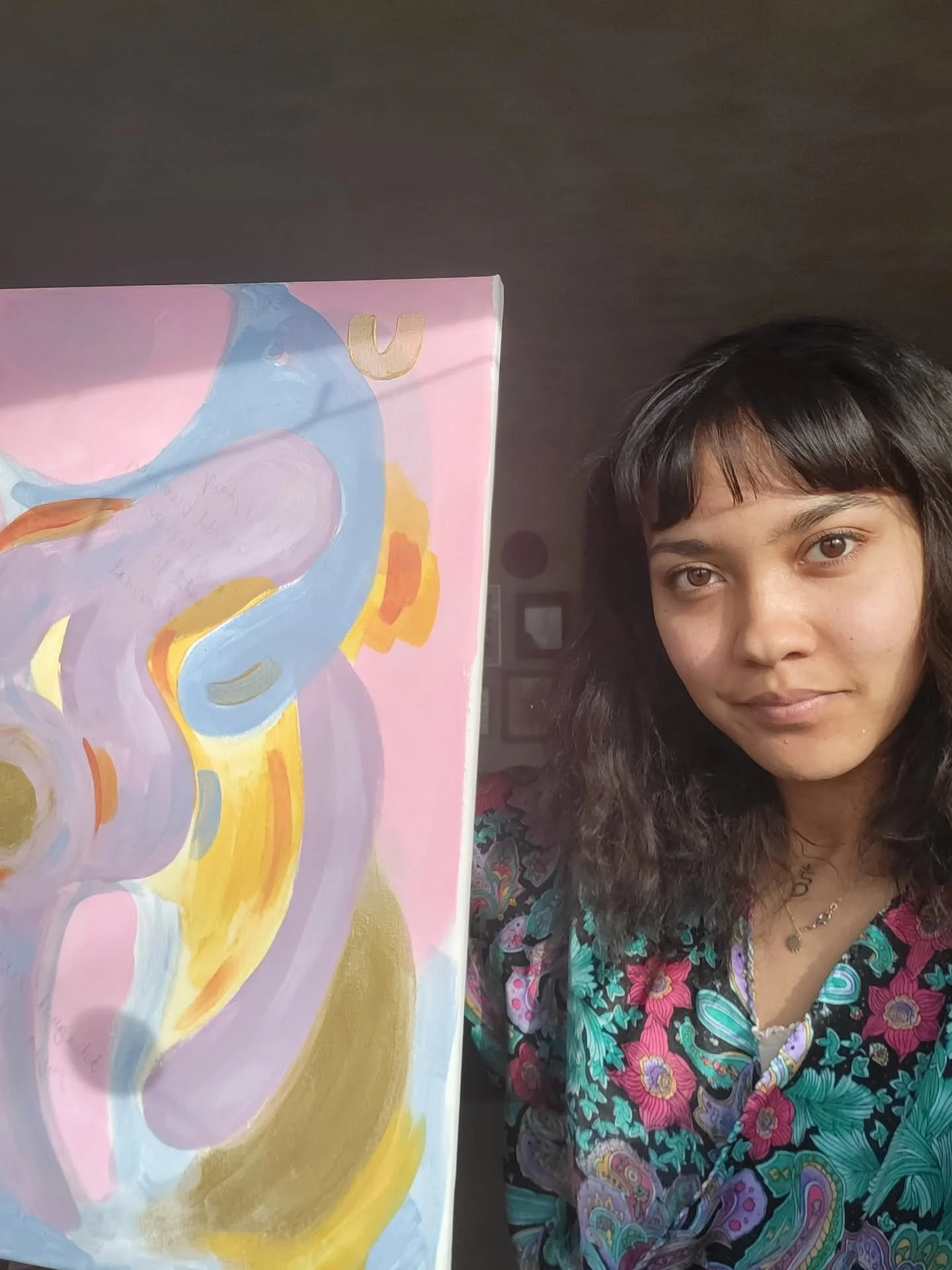 Four years ago I went through something traumatic. I mooved to a new city, and painted every single day. There was nothing to do but art. 🦋
 It kept me from sinking into greif, into fear, and it gave me space to step into myself. 
  Ive been thinkin