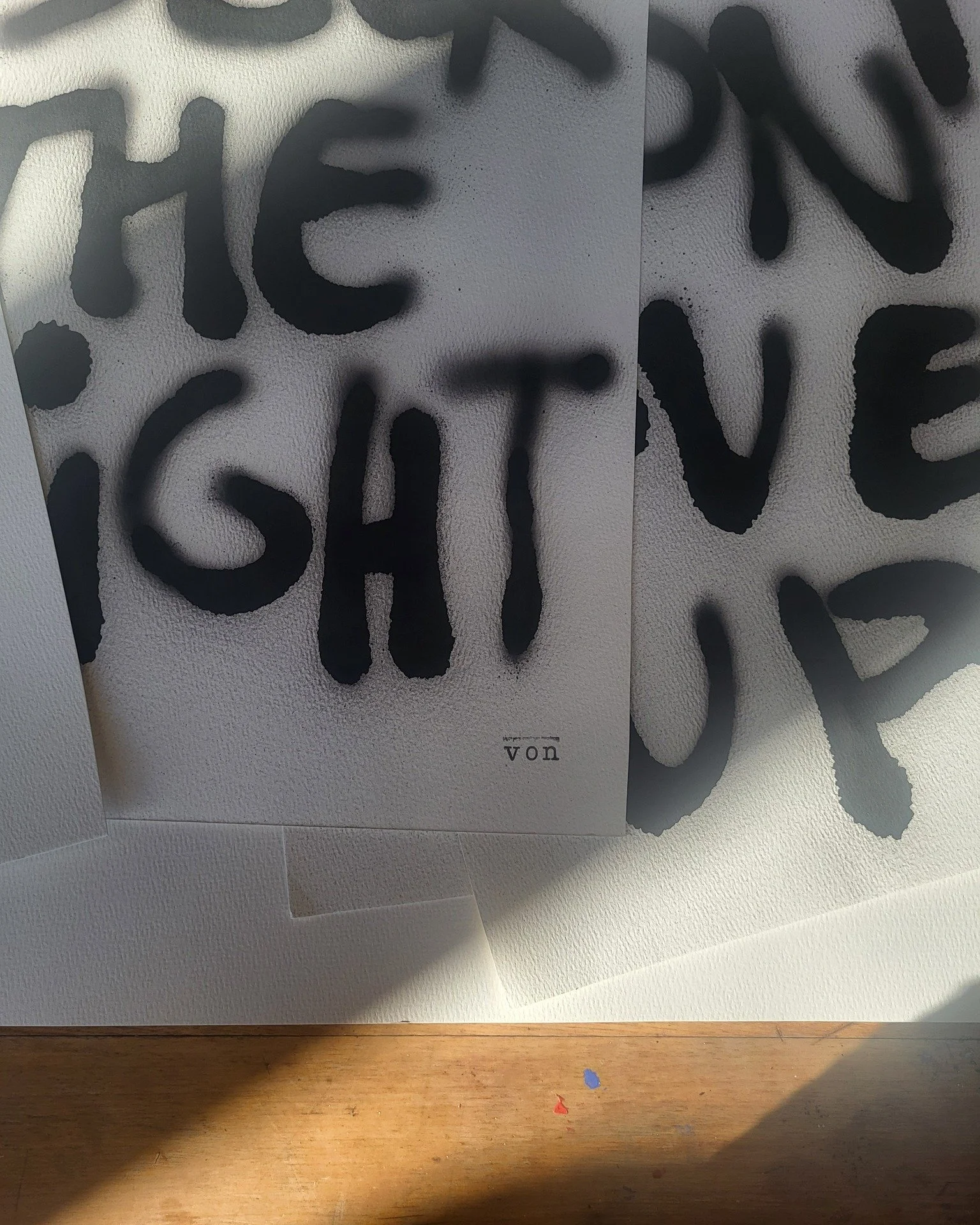 Working on some new mantra art today, these will be available, and customizable online this weekend!