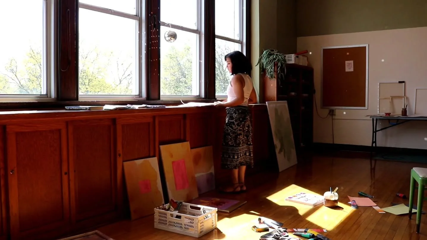 In the stage now market prepping where I am weeks behind on messages and all the days blur together. But there is so much art. 🌿