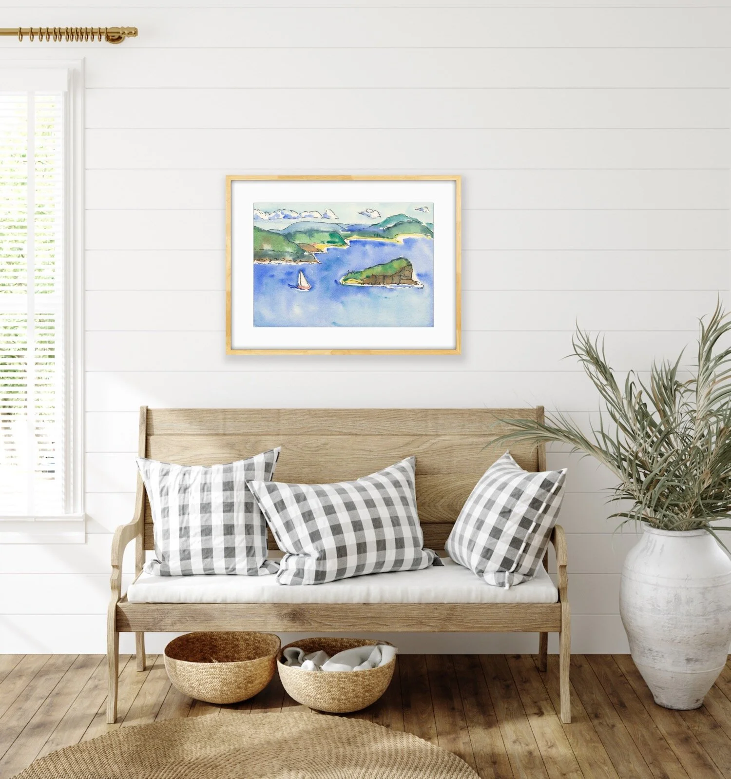 Lion Island - View from West Head Fine Art Print by Sancha Prowse