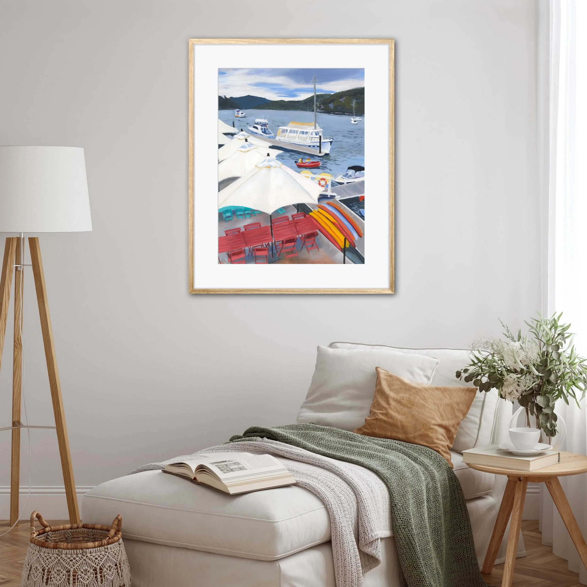 View from Cottage Point Fine Art Giclee Print by Sancha Prowse