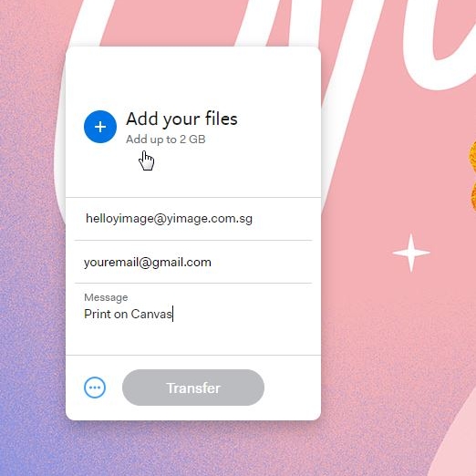 Wetransfer file