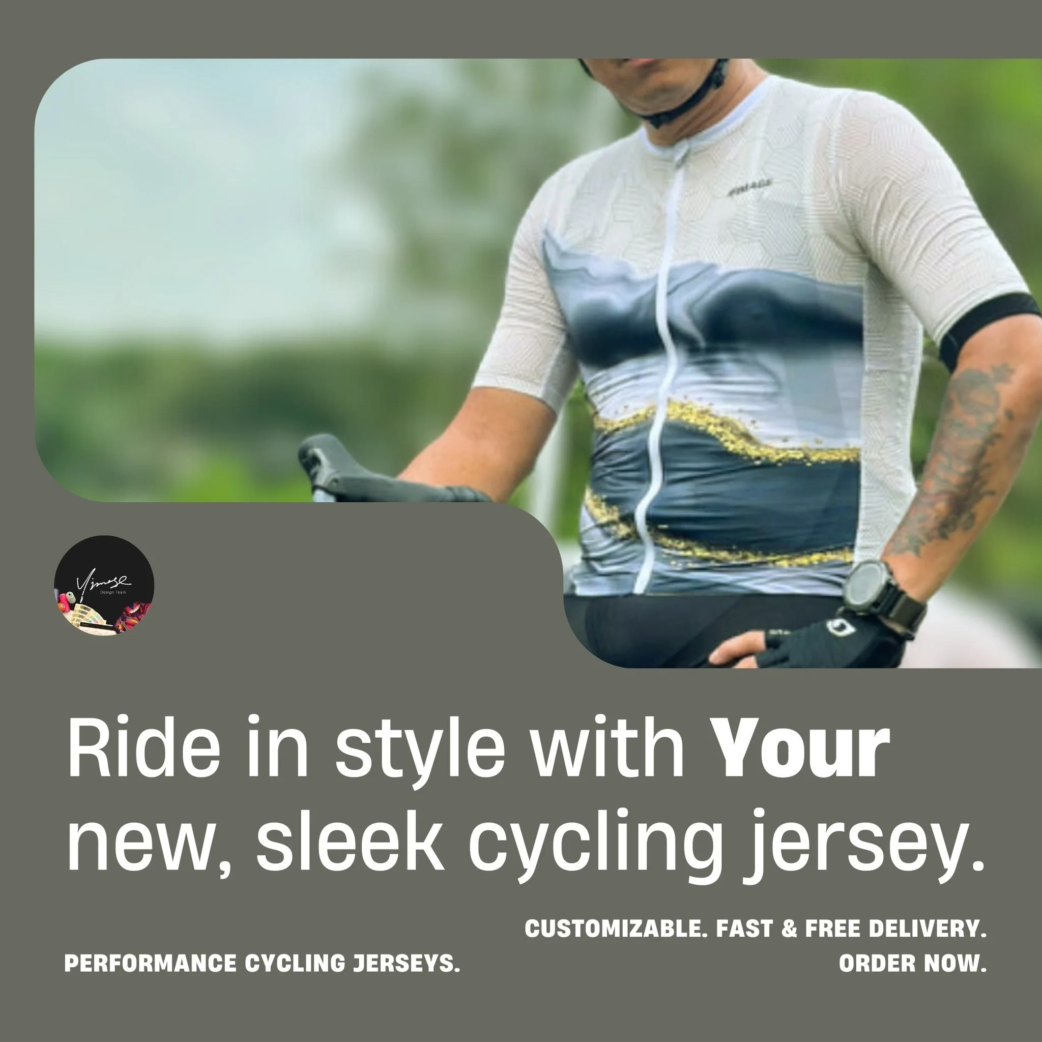 Looking to dominate the peloton in style? 

Design custom jerseys that make your team unforgettable with Yimage!

Here's what sets us apart:

- High-quality, breathable fabrics for peak performance.
- Bold and vibrant designs that make your team stan