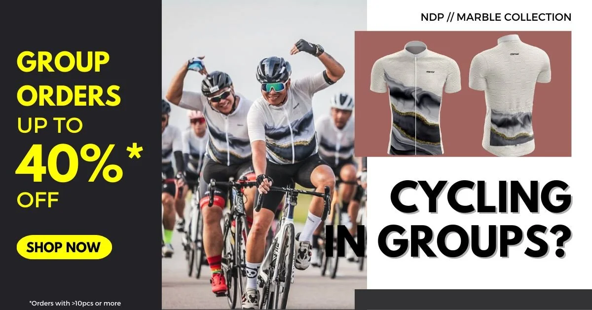 🚴&zwj;♂️Get Ready to Celebrate in Style! 🚴&zwj;♂

🌟 Introducing Our Upcoming Exclusive National Day Cycling Jersey Collection! 🌟

Join the excitement of Singapore's upcoming National Day celebrations with our limited-edition cycling jerseys! 🎆🎉