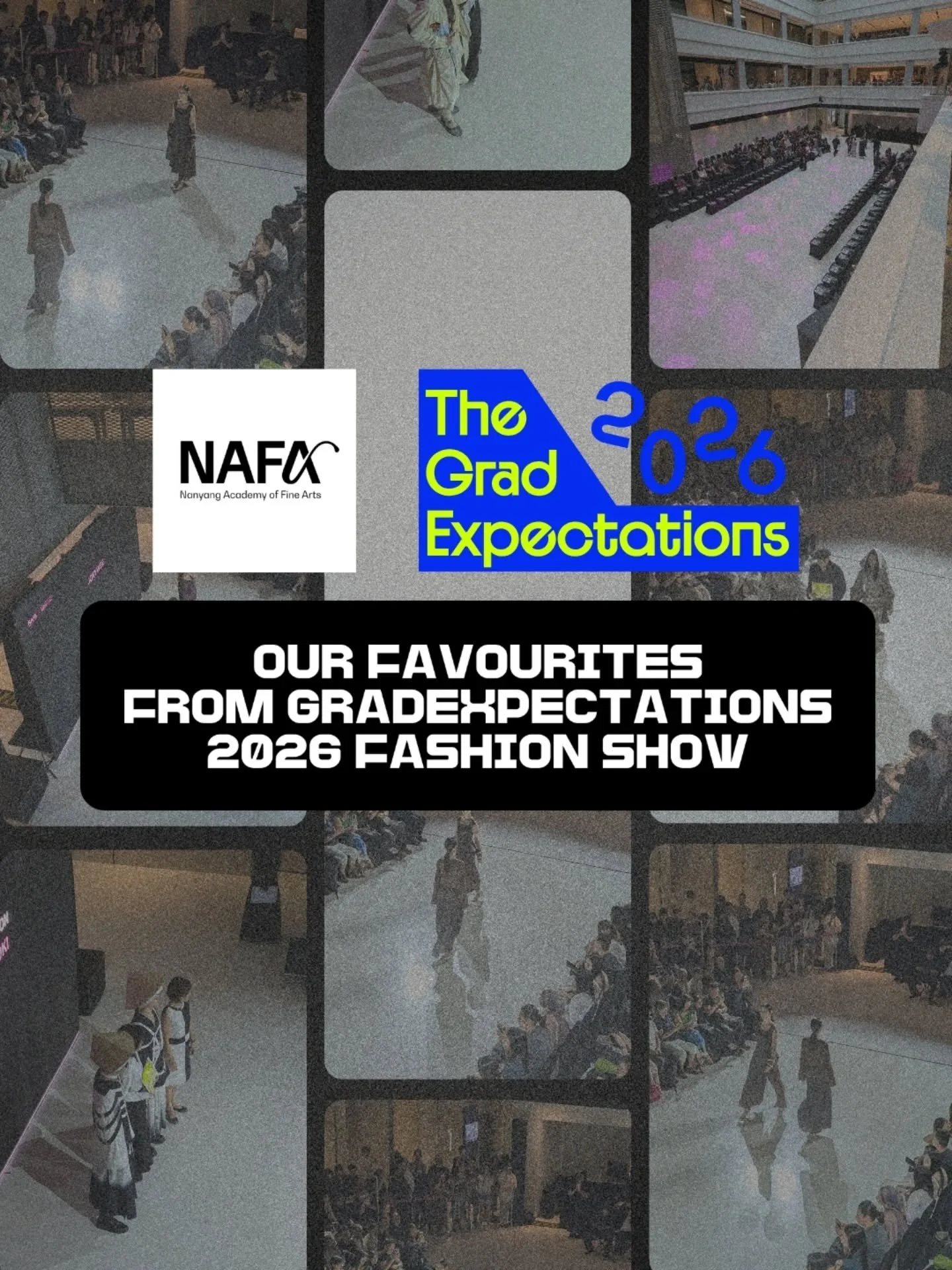 Fresh talent, bold concepts, and pure creativity on the runway tonight. 🖤 Had the best time checking out NAFA&rsquo;s Grad Expectations 2026 Fashion Show.

Here&rsquo;s a look at the designs that are living rent-free in our minds. Swipe to see our t