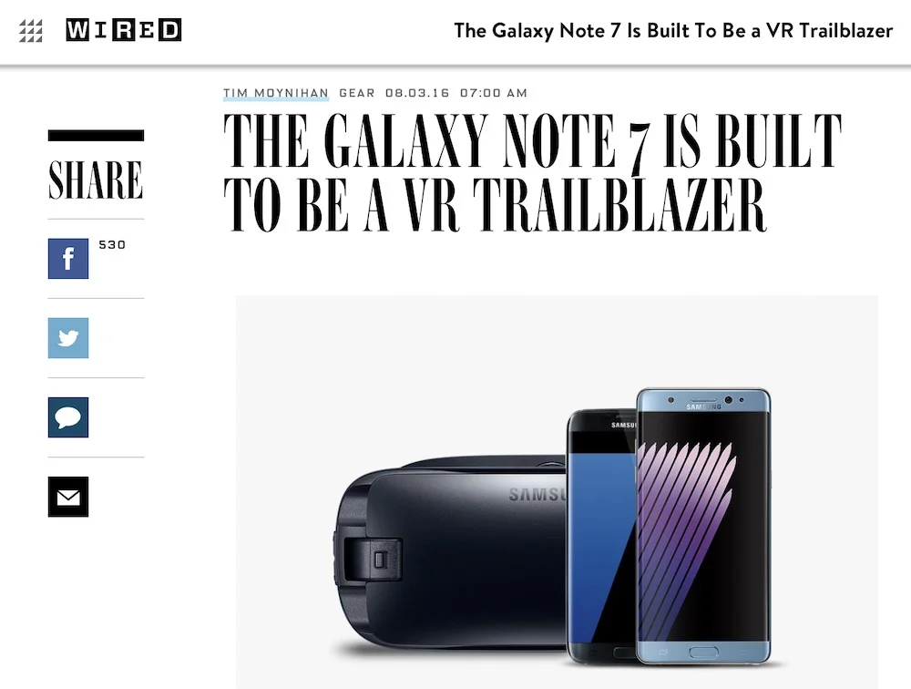 Do you recall what a trailblazer this was? Because Samsung had to recall every blazing one of them.