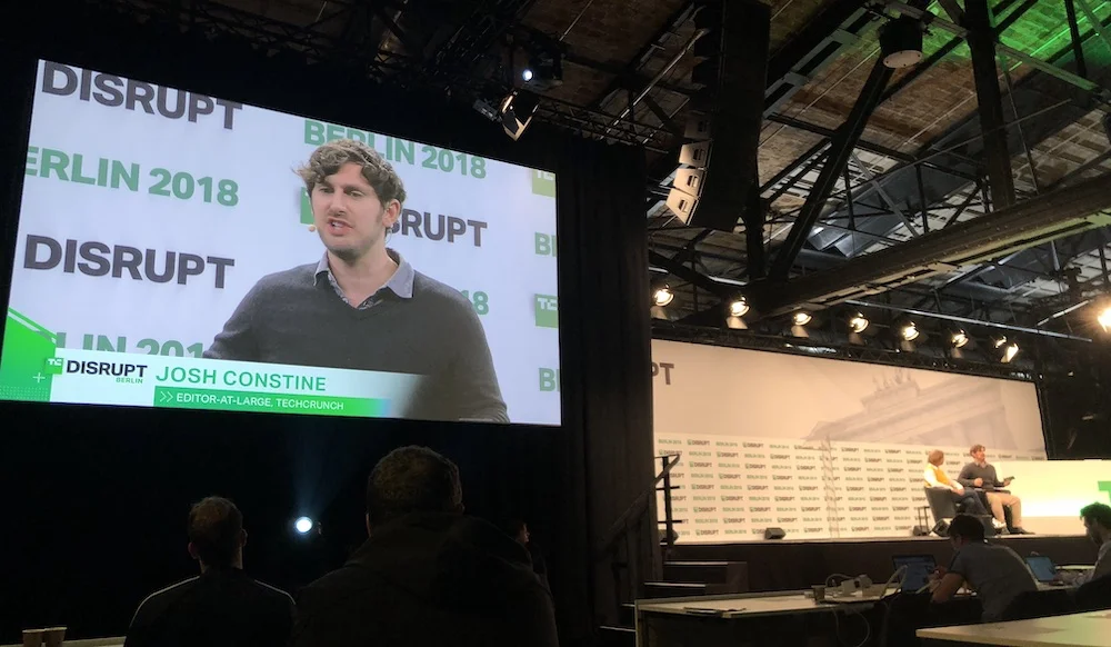 Josh Constine of Tech Crunch discusses startup funding with Funderbeam CEO Kaidi Ruusalepp