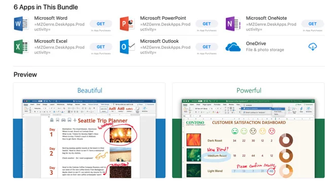Microsoft's Office 365 is now an App Store subscription