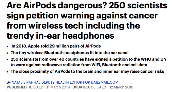 Alarming, but also not true