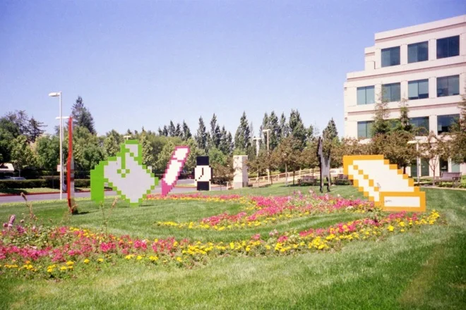 Apple's Sculpture Garden. Source: 512 Pixels