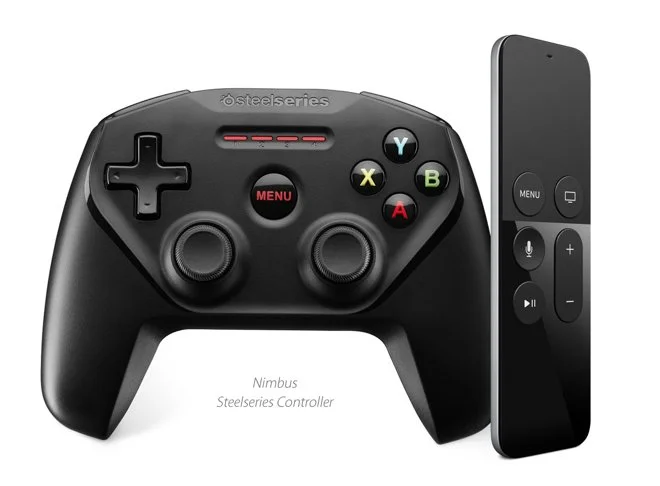 Apple TV could bundle a controller like the SteelSeries Nimbus