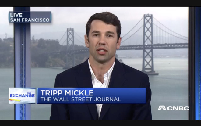 Tripp Mickle has to write materially awful stuff to get even a brief response from Apple