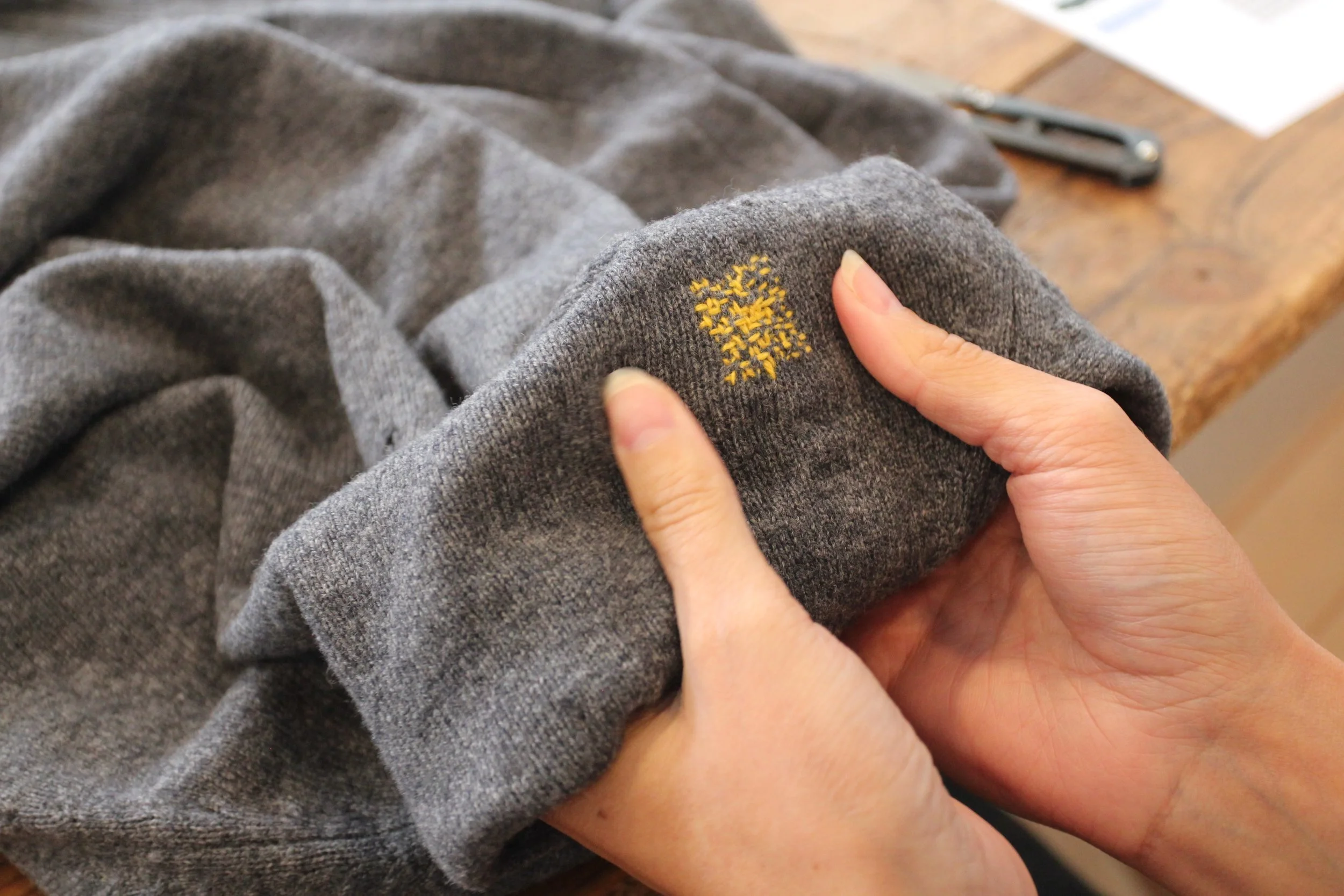 Mending with Woven Darning with Anna Svoboda-Stel