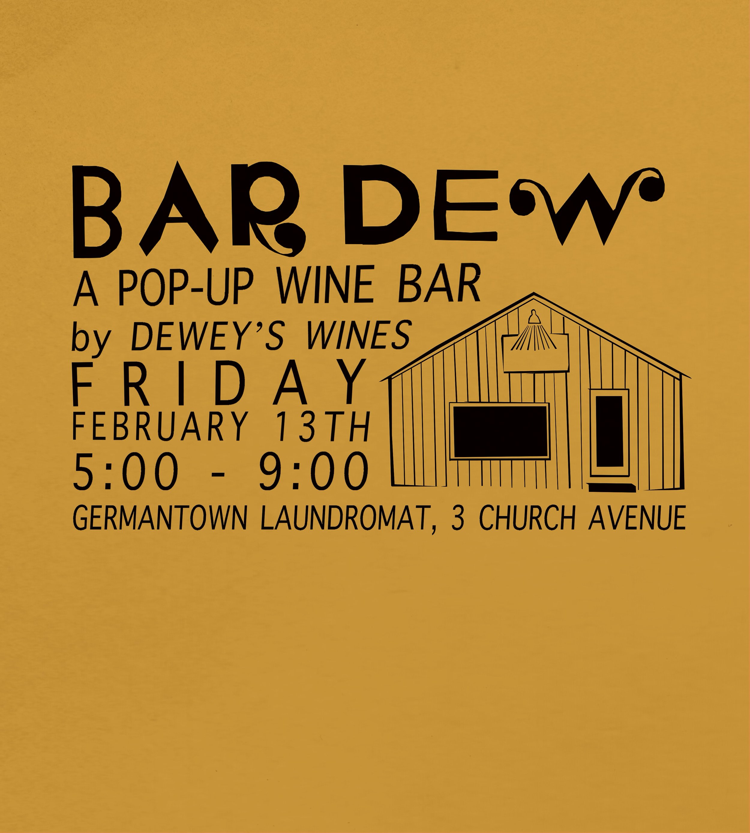 Bar Dew: A Pop-Up Wine Bar