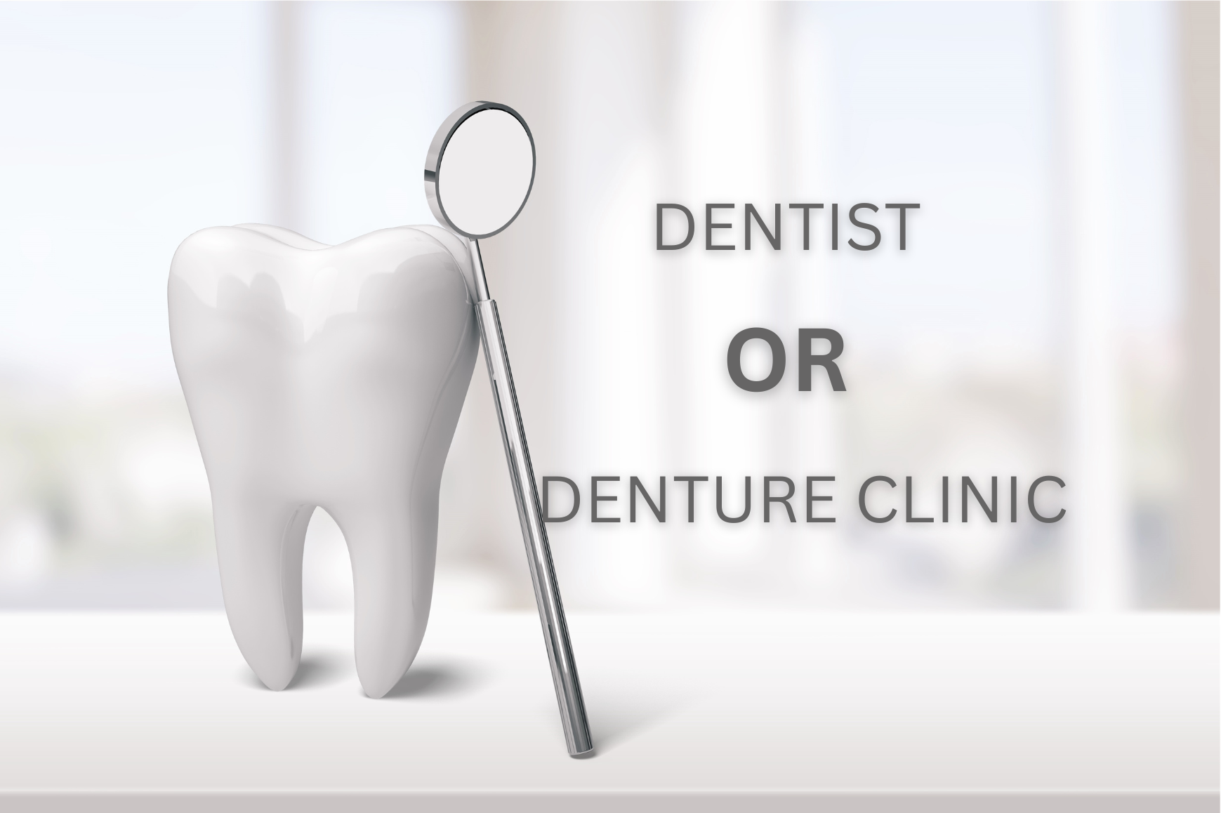 Can I Get Dentures Without Seeing a Dentist?