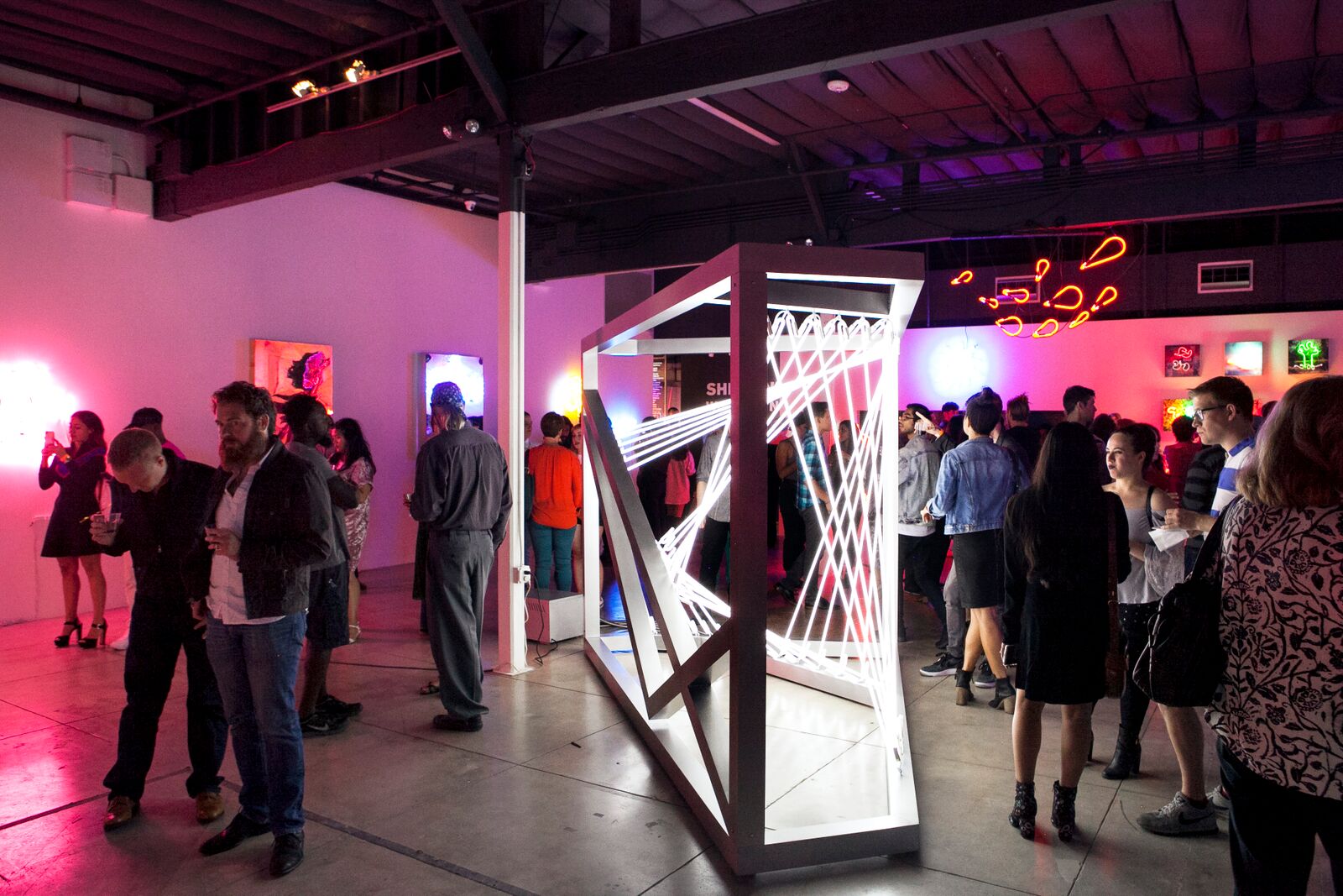 From inaugural She Bends Exhibition at The Museum of Neon Art, Glendale.