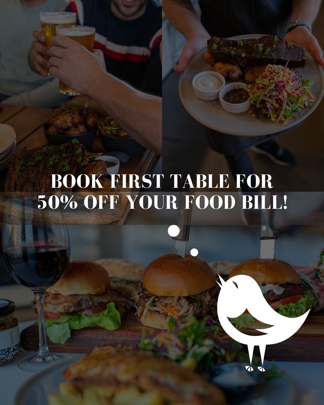 Dinners are back on First Table - come and try our amazing BBQ menu with 50% off your food bill for up to 4 people! 

#firsttable #queenstowneats