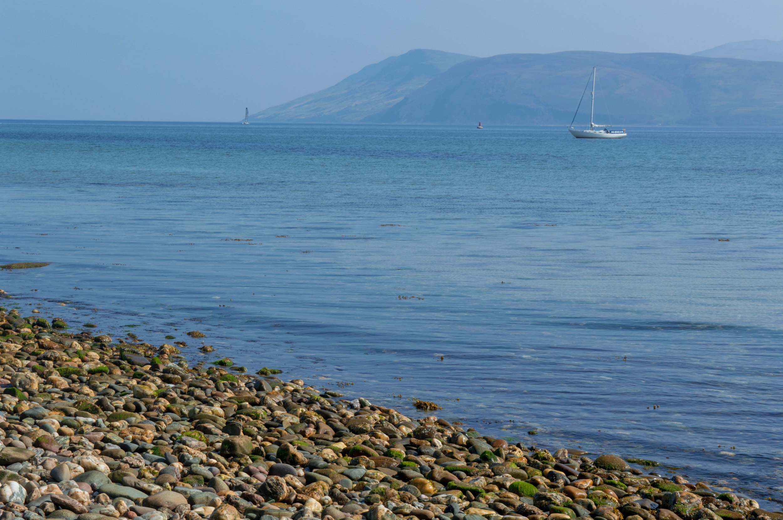 Views to Arran from Skipness Beach