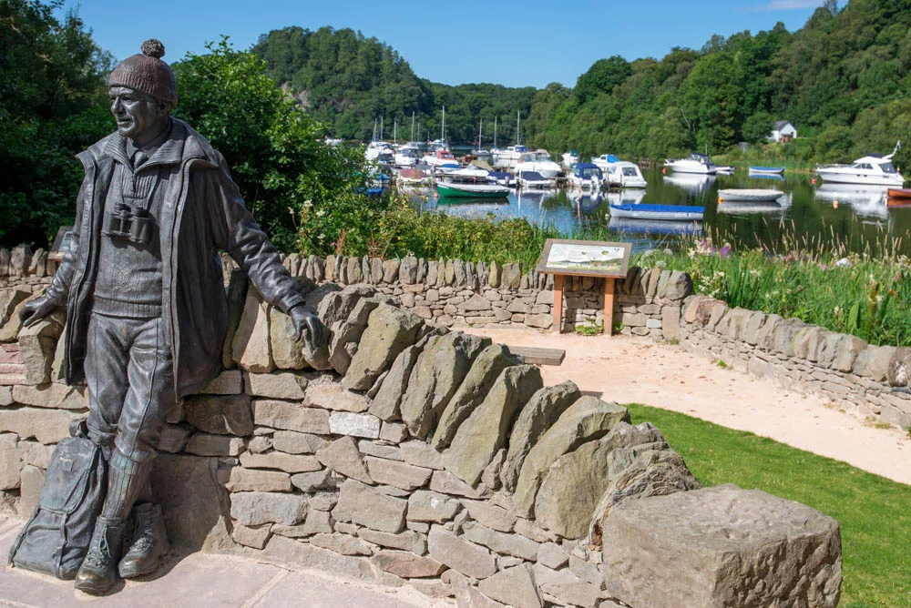 Tom Weir Statue, Balmaha, Loch Lomond — See Loch Lomond What to do in Loch Lomond and Trossachs
