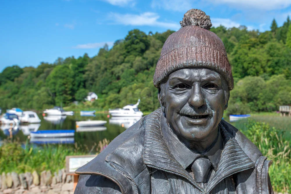 Tom Weir Statue, Balmaha, Loch Lomond — See Loch Lomond What to do in Loch Lomond and Trossachs