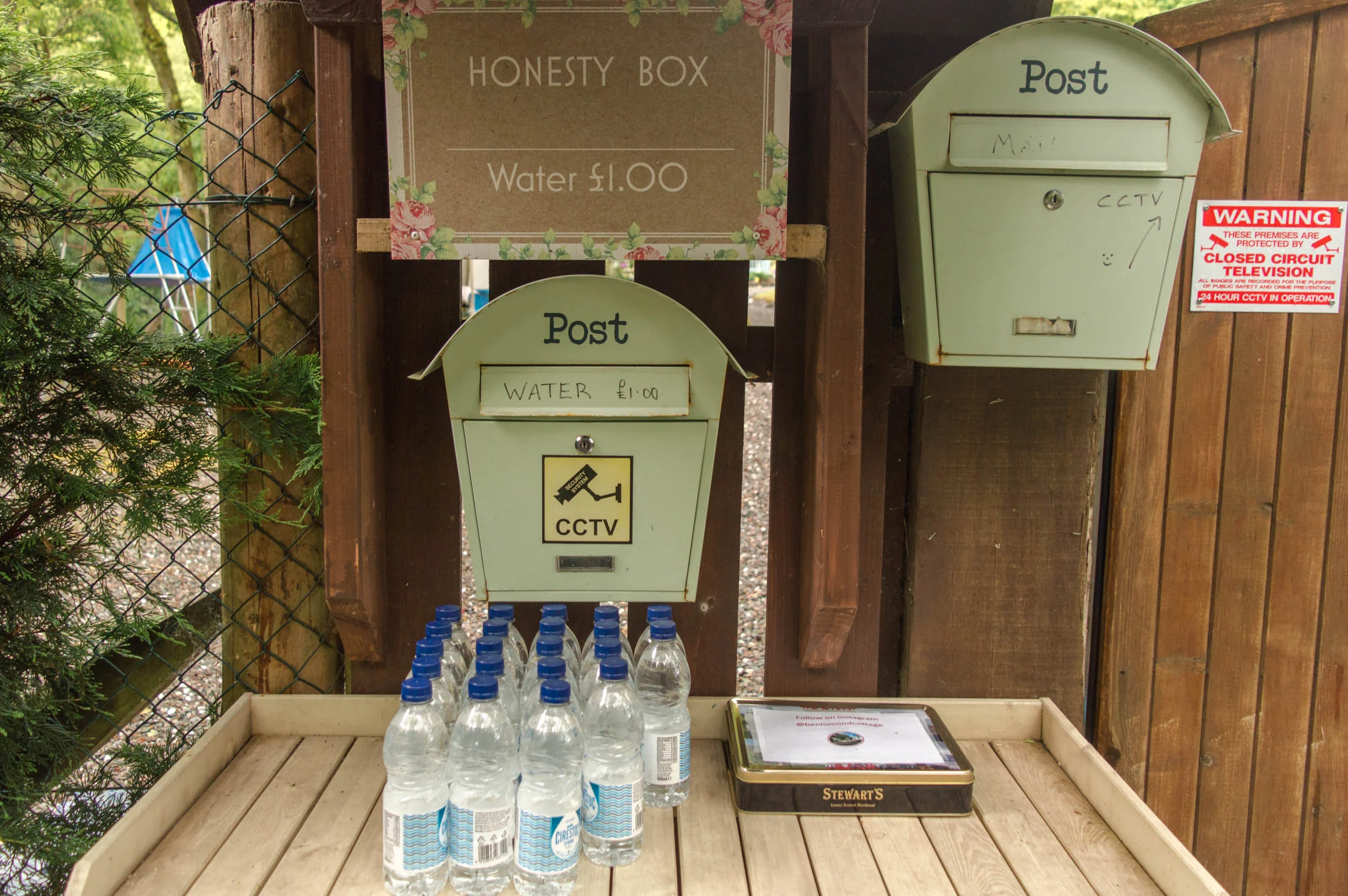 Honesty Box, Water at Rowardennan