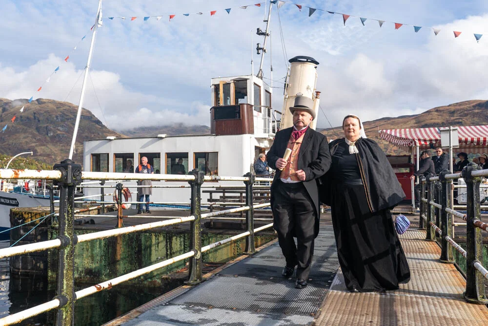 Victoria and Albert arriving at Stronachlachar