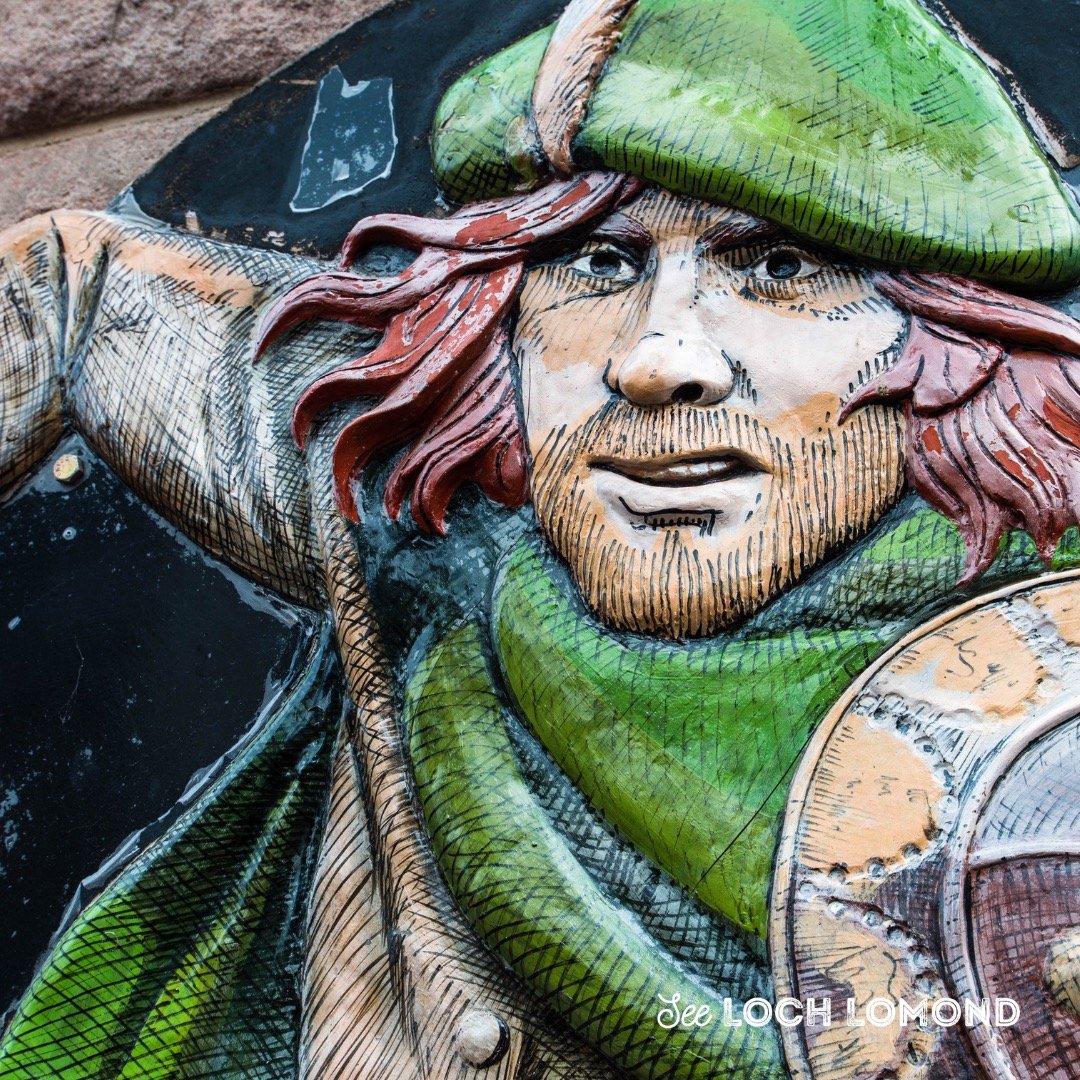 Rob Roy&rsquo;s legacy weaves through the National Park: he&rsquo;s buried in Balquhidder, his cave can be seen near Inversnaid, and his relative ran the Clachan Inn in Drymen. 
#seelochlomond #robroy #scottishhistory #balquhidder
Discover the legend