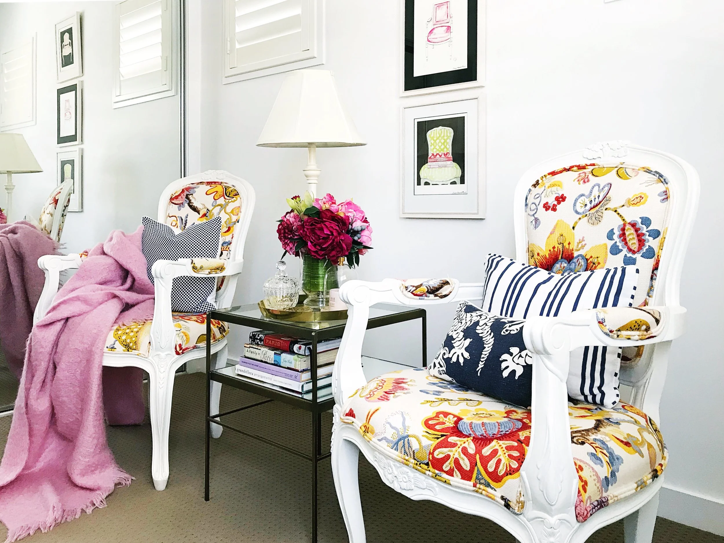 Les fleurs dans l’atelier | florals in the study