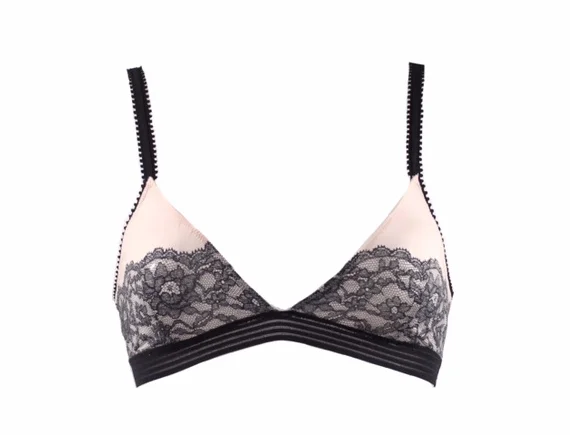 Non-wired microfibre bra